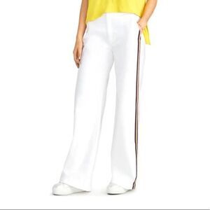 Rachel Roy White Kelly Wide Leg Trouser Pants Size 31